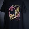 Janis Joplin T Shirt Black Madison Square Garden Vintage Style Rock Band
