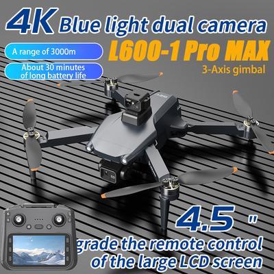 L600-1 Pro MAX 4K Профессиональный дрон с HD-камерой, 3-осевой стабилизатор, GPS, Дрон, 360° Предотвращение препятствий, 4-канальный квадрокоптер с Wi-Fi 5G, Игрушки