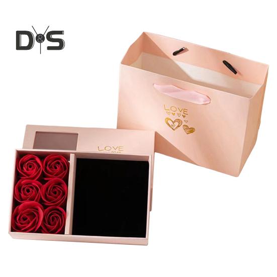 Вечная подарочная коробка с розами, консервированные цветы, шкатулка для украшений для женщин, жен, мам, на день рождения, на день матери, на день святого валентина, на рождество