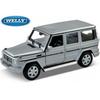 Миниатюрная игрушка - WELLY - Mercedes Benz G-Klasse G500 V8 - Серебристый - Салон - Смешанный