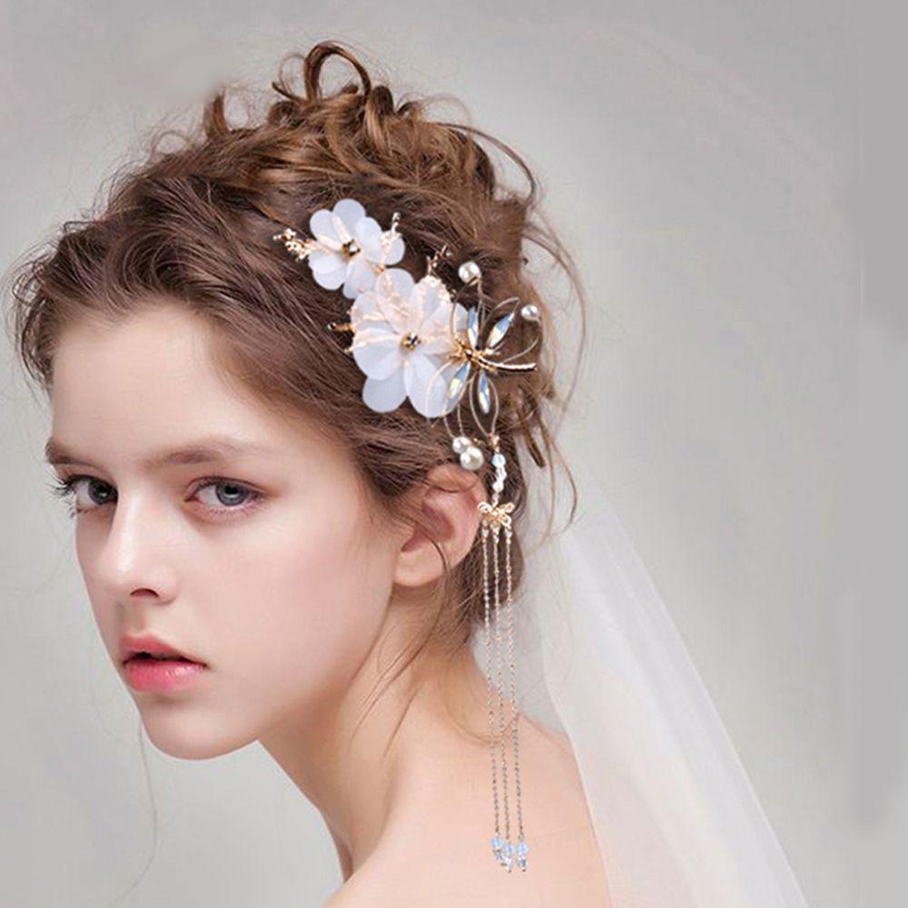 Аксессуары Классический стиль HANFU Бабочка Китайская стрекоза Кисточка Заколки для волос Шпилька Головной убор