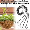1PC 58cm hot-selling black hanging chain chain, 23-inch hanging pot chain, hanging pot, hanging pot, flower pot hanging chain