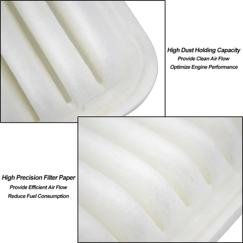 17801-22020 88568-02020 Combo Set Engine Cabin Pollen Air Filter For Toyota Matrix Corolla L4 1.8L 2003 2004 2005 2006 2007 2008
