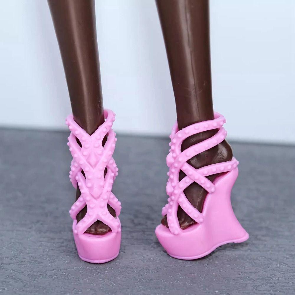 30cm 1/6 Doll Shoes Original Figure Doll Sandals High Quality High Heels Shoes Doll Accessories