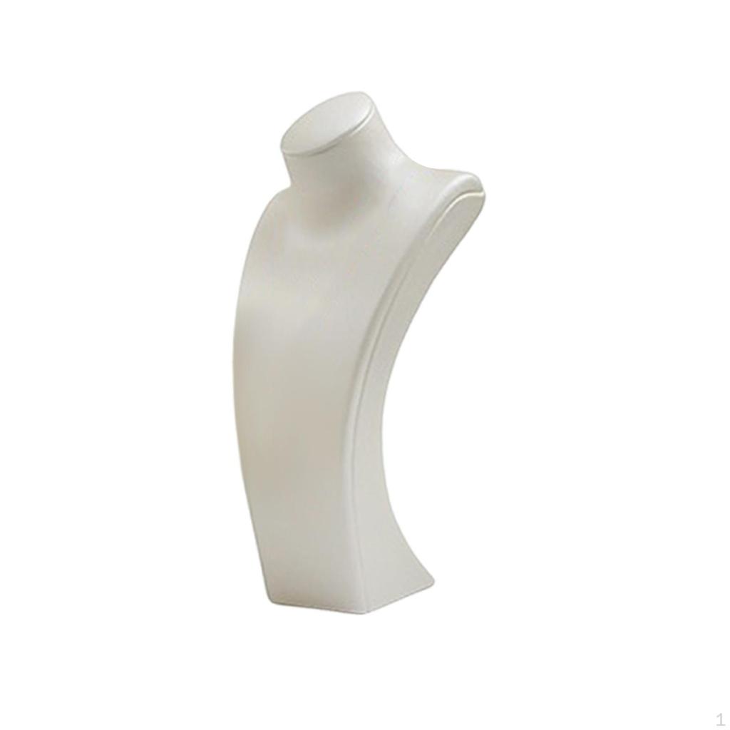 Элегантная подставка для ожерелий, дисплей для ювелирных изделий из ПУ кожи, ретро манекен-бюст, настольное хранение