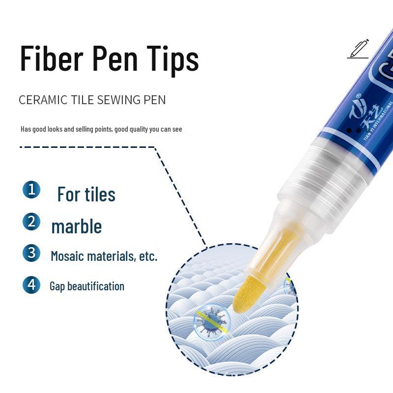 Tianyi Tile Grout Pen for Floors and Walls - Gap Color Repair Tool