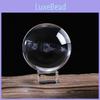 Exquisite Crystal Clear Laser Engraved Solar System Ball 3d Miniature Planets Sphere