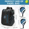 Рюкзак для тенниса и пиклбола с отделением для обуви, подходит для спортивных путешествий