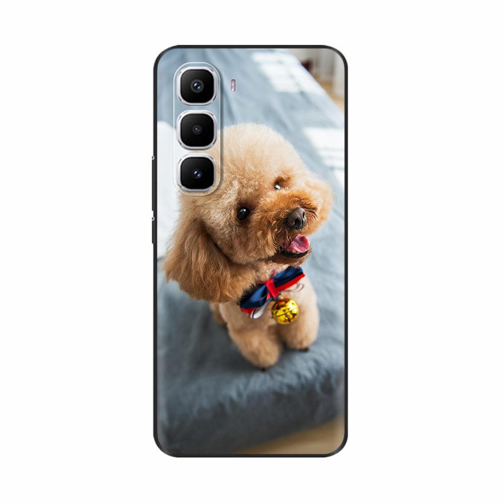 Чехол для Infinix Hot 60 Pro Plus Силиконовый Милый Кот Панда Модный Цветок Любовь Расписной Чехол для Телефона Для Infinix Hot 60 Pro Hot60 Pro