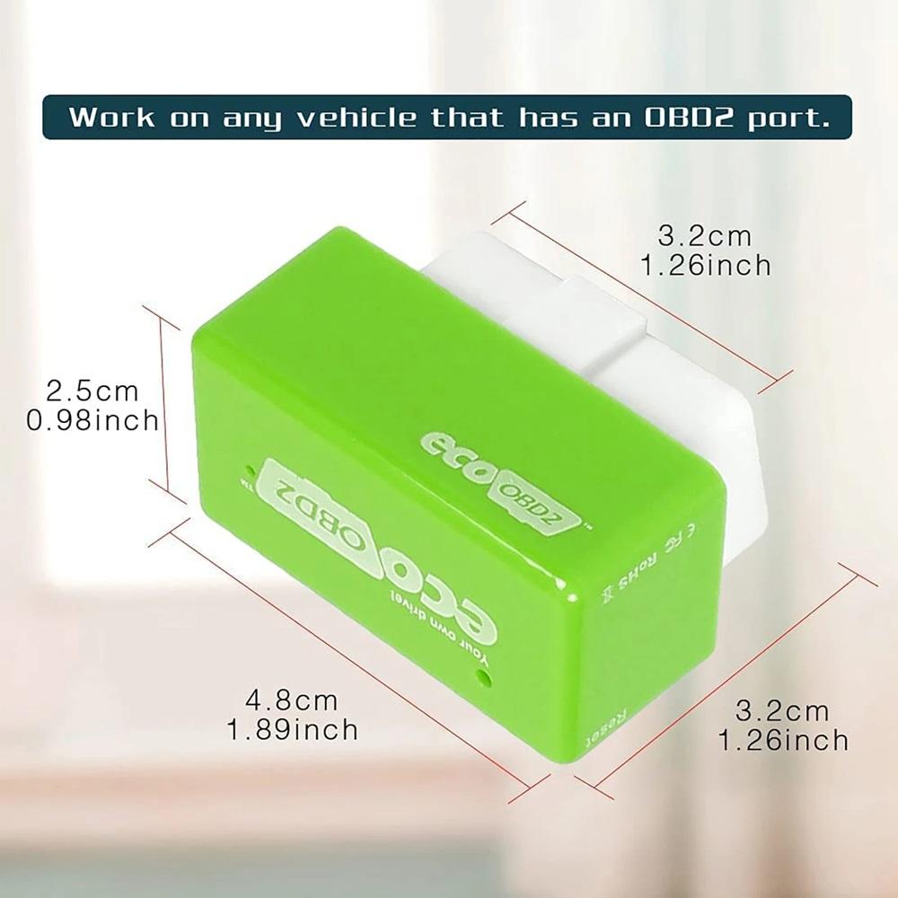 Профессиональный безопасный экономичный чип-тюнинговый блок Plug & Drive Nitro/Eco OBD2 для бензиновых автомобилей, экономия топлива, больше мощности, 2 цвета