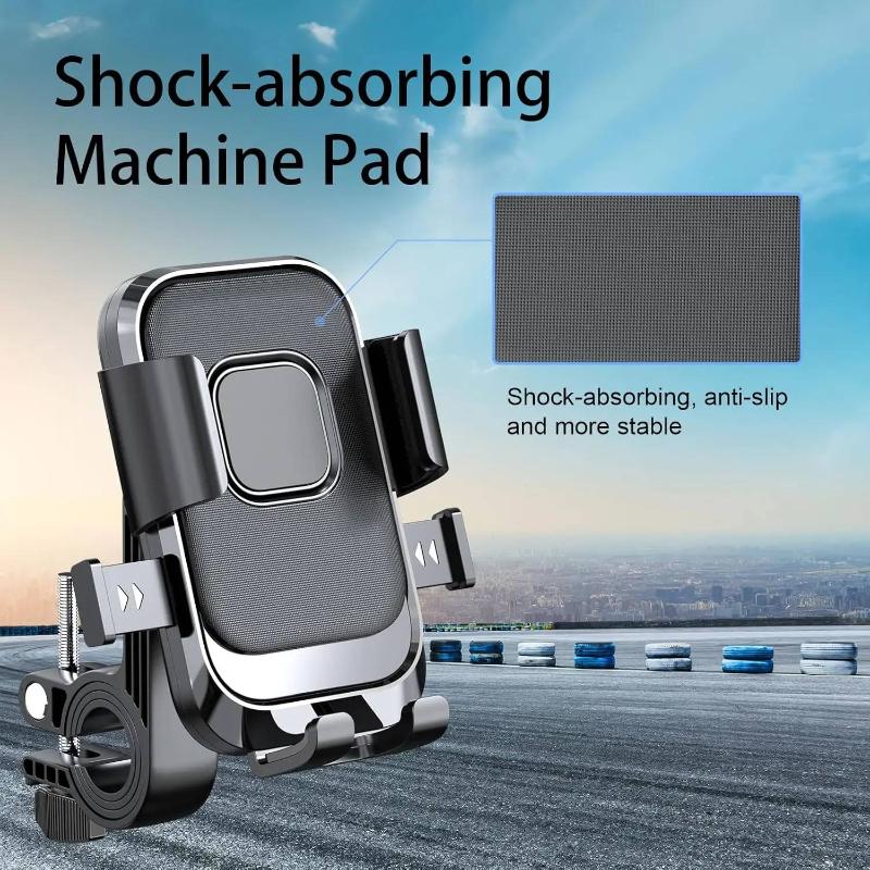 Secure Aluminum Alloy Phone Holder for Motorcycles & EVs Adjustable Mounting