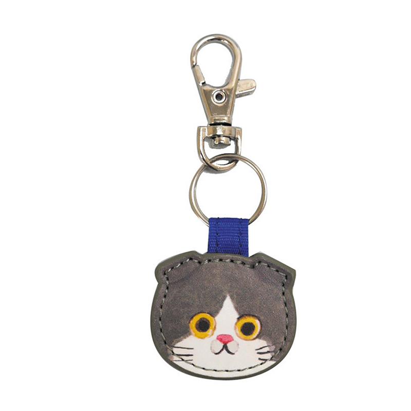 Милый мультяшный креативный кожаный брелок для ключей с изображением кота, модная кавайная сумка для котенка, брелок для рюкзака, украшения, аксессуары, подарки