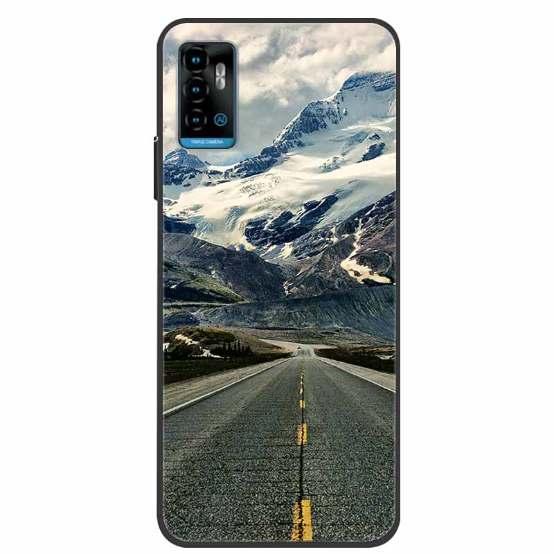 Для ZTE Blade A71 Чехол Силиконовая Задняя Крышка Чехол для Телефона Для ZTE Blade A71 Мягкие Чехлы для ZTE BladeA71 A 71 2021 Защитный Бампер