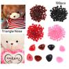 100pcs Plastic Toys Bear Buttons Triangle Nose Doll Noses Dolls Accessories Safety Parts