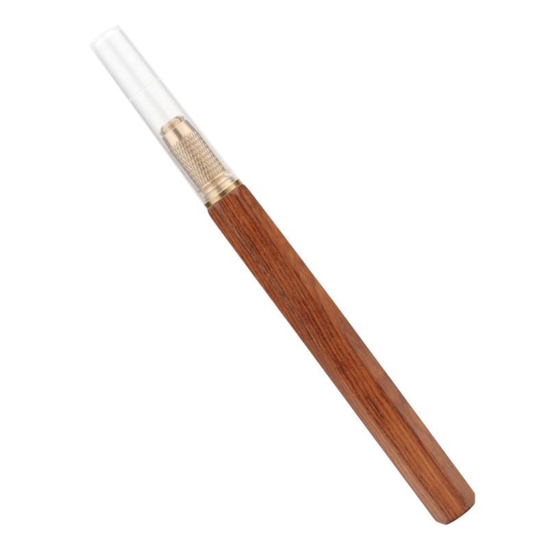 Handcraft Carving Pen with Safety Caps Alloy Blade and Handle Set for Detailed Work In Model and Crafting