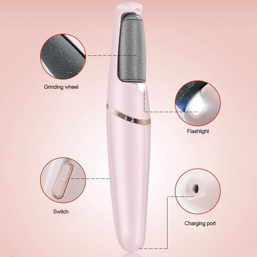 Electric Foot Callus Remover Electronic Foot File Scrubber Pedicure Tools for Cracked Heels Dead Skin