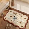 Новый коврик для ванной 40*60 см, нескользящая основа, водопоглощающий, коврик для прихожей, бытовой нескользящий коврик для пола, домашний декор