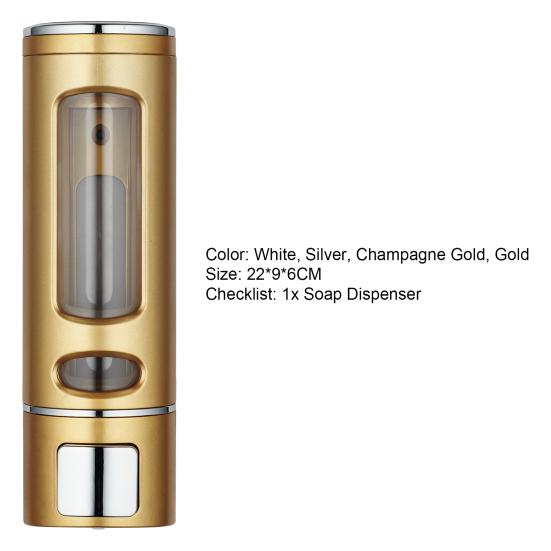 Дозатор мыла для рук Экологичный удобный дозатор жидкого мыла большой емкости 400 мл Ручной дозатор шампуня Дозатор жидкого мыла