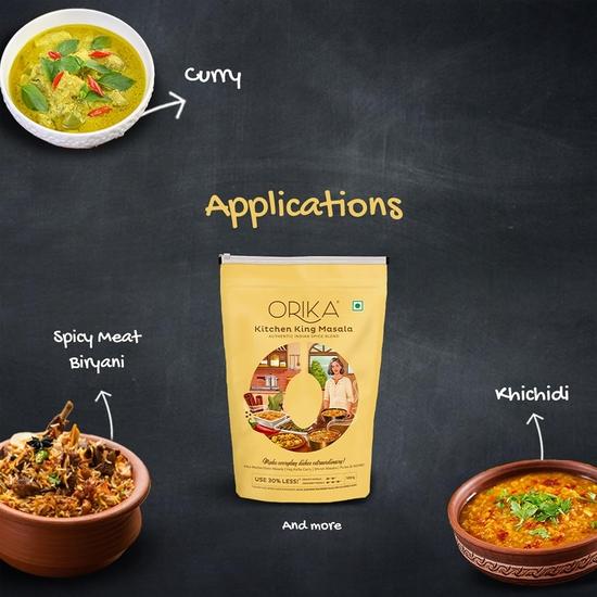Порошок масала Orika Kitchen King (Упаковка из 3 штук, по 100 г каждая)