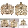 2Pcs Jewelry Box with Lid Beads Trinket Storage Case Gift