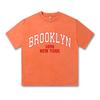 Retro Washed Vintage Brooklyn 1898 T-Shirt High Quality T-Shirts Summer Oversized Short Sleeve Clothes Cotton Loose Street Tops
