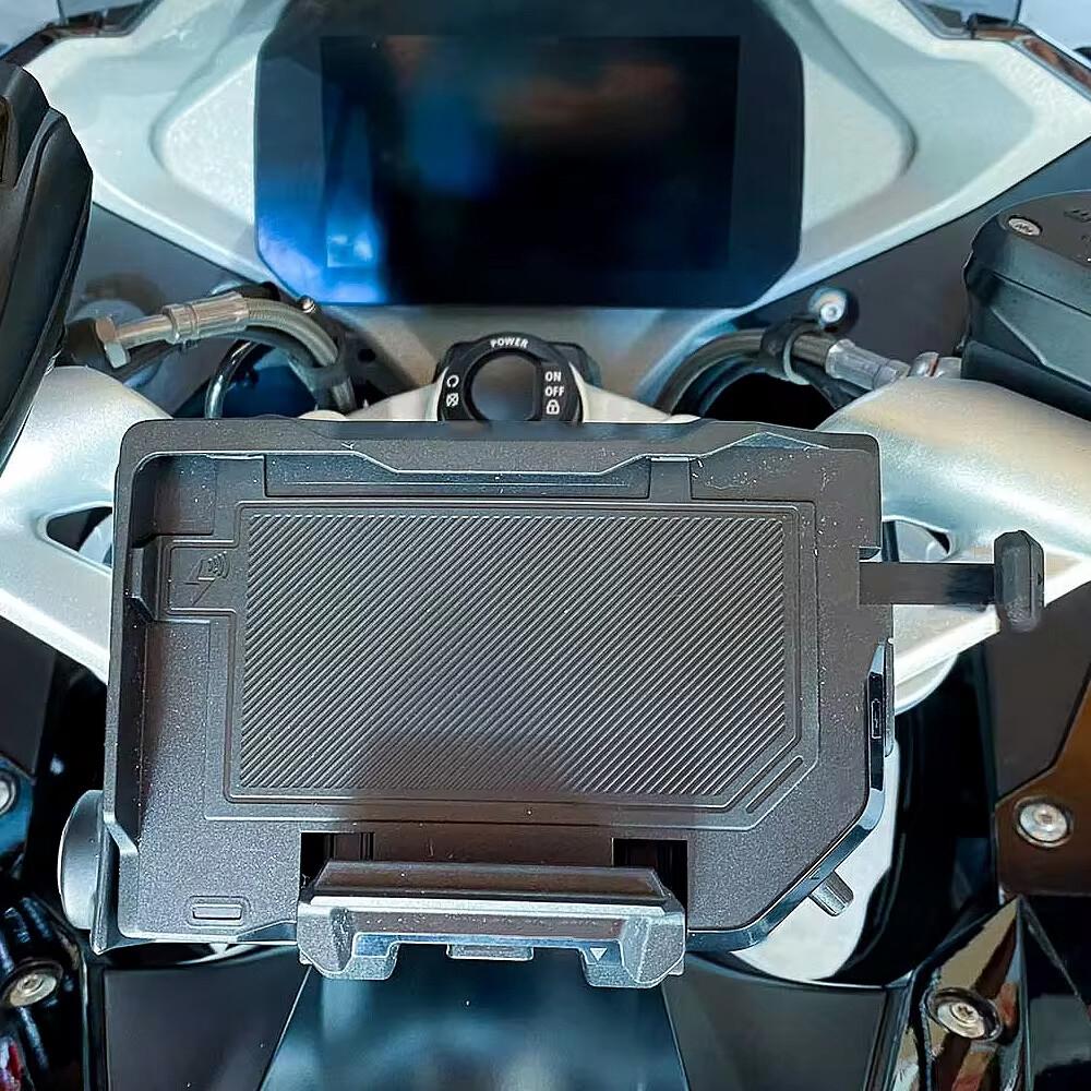 Для BMW R1300GS R1200GS R1250GS Беспроводное зарядное устройство Навигационный кронштейн для мобильного телефона