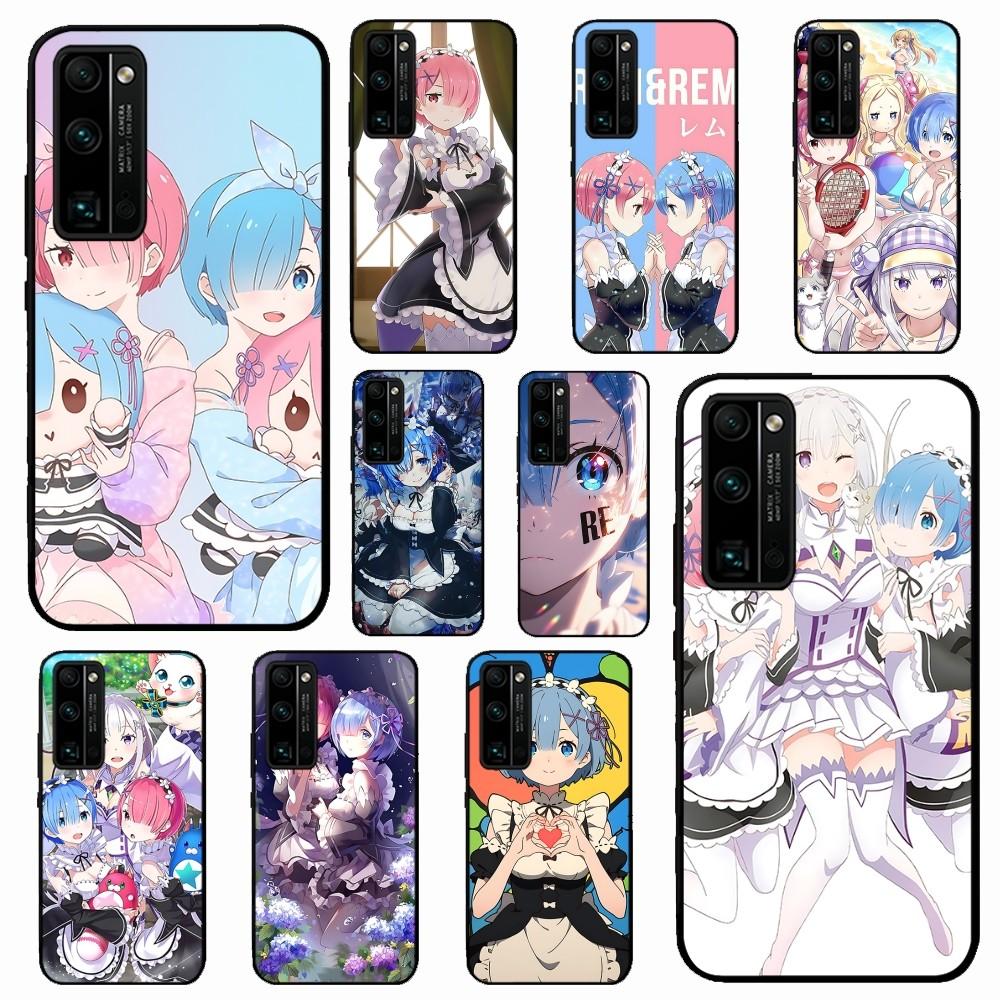 Чехол для телефона Japan Anime Re Z-zeroES для Huawei Honor 10 Lite 9 20 7A 9X 30 50 60 70 Pro Plus Мягкий силиконовый чехол