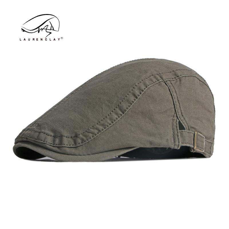 Simple light board cap men's cotton British retro painter hat casual versatile forward hat women's European and American style