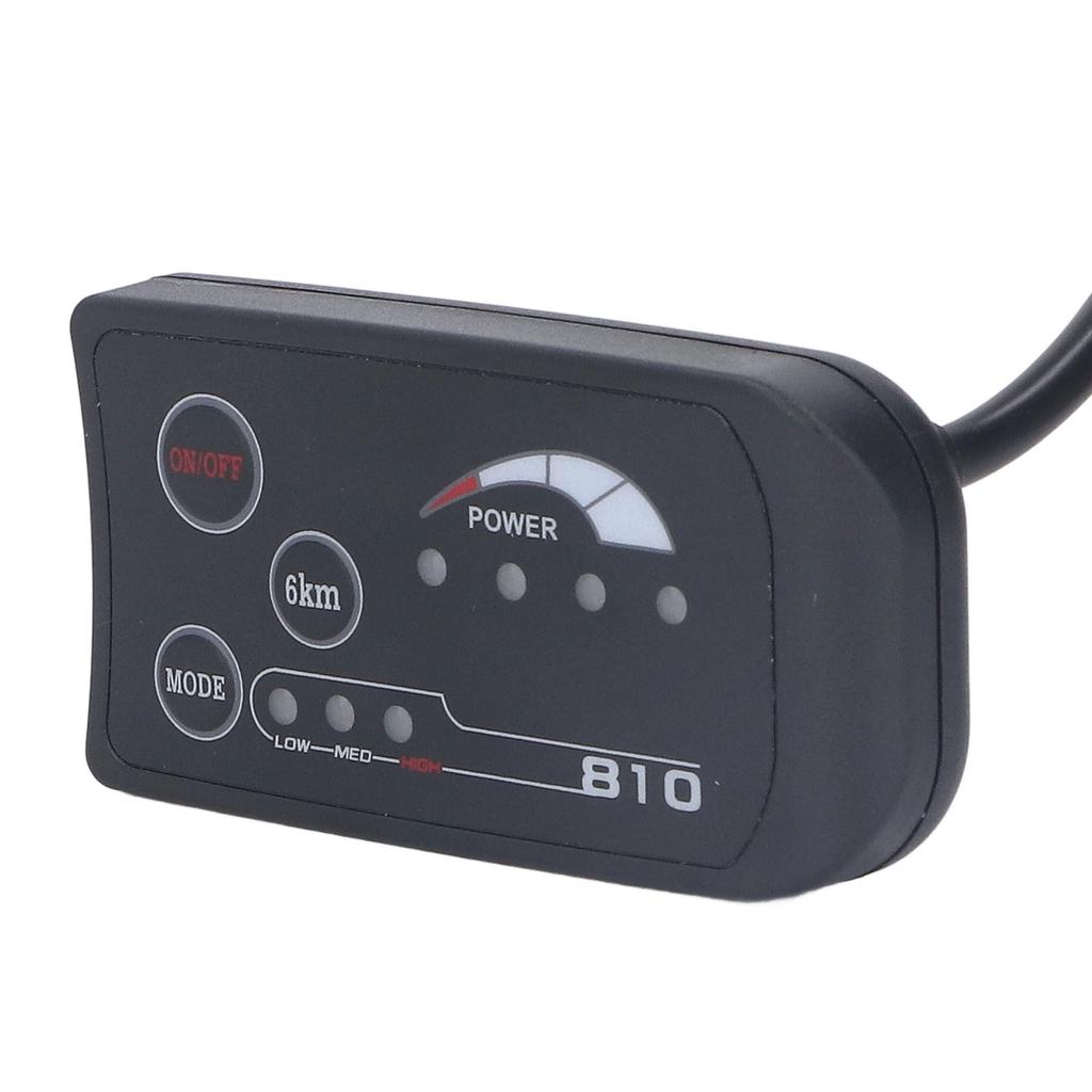 36 В 48 В S810 Светодиодная панель дисплея для электрического велосипеда 4-проводная модификация велосипеда Светодиодный индикатор управления