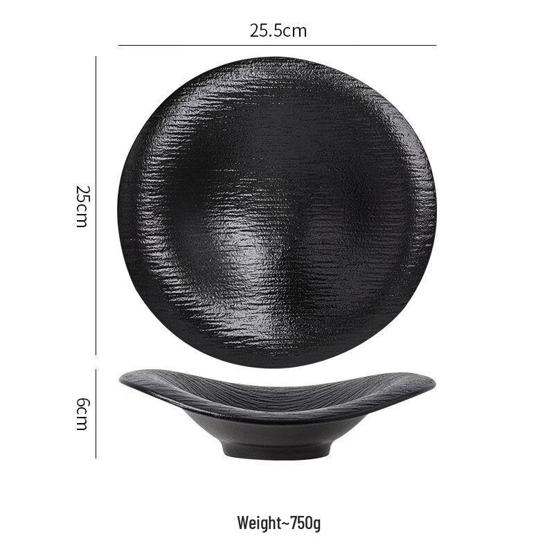 Abay Ceramic Irregular Dinner Plate