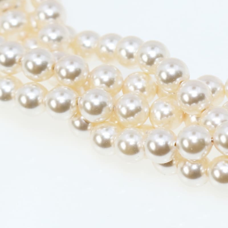 jewelCOUNTY Volume Braids Pearl Anagram Bracelet[Cream]