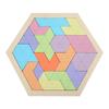 Interactive Wooden Geometry Puzzle Toys Pattern Cognitive Jigsaw Puzzle Board  Kindergarten Kids