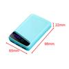 Тонкий многофункциональный чехол-power bank для 3 аккумуляторов 18650 для телефонов, для путешествий, на открытом воздухе, черный
