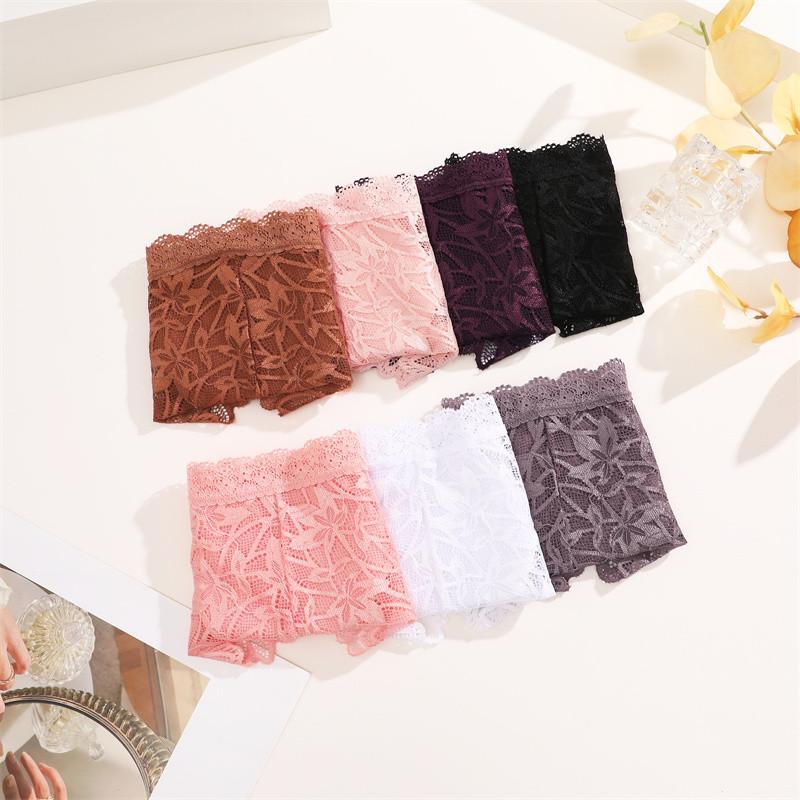 FINETOO Women Floral Lace Panties Hollow Out Underwear Perspective Soft Underpants Breathable Briefs