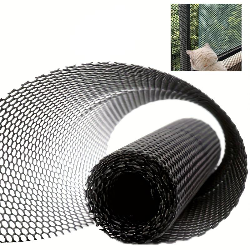 1PC Sleek Fence for Yard Protection Animal Barrier Industrial Black Durable Thickened Mesh Flowers Multiple Sizes Available