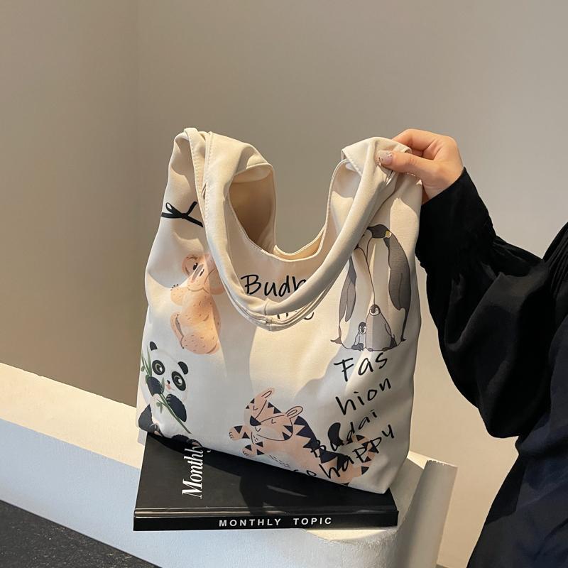 Версия милой сумки для девочек под мышками, летняя новая мультяшная сумка-тоут в стиле аниме, универсальная женская сумка на одно плечо