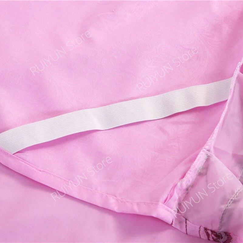 Декоративная вышитая кружевная юбка для кровати Юбка для кровати принцессы Нескользящий наматрасник Защитное покрывало Простыня Постельное белье