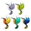 Ukraine Stained Glass Hummingbird Suncatcher Garden Hanging Art Pendant NEW