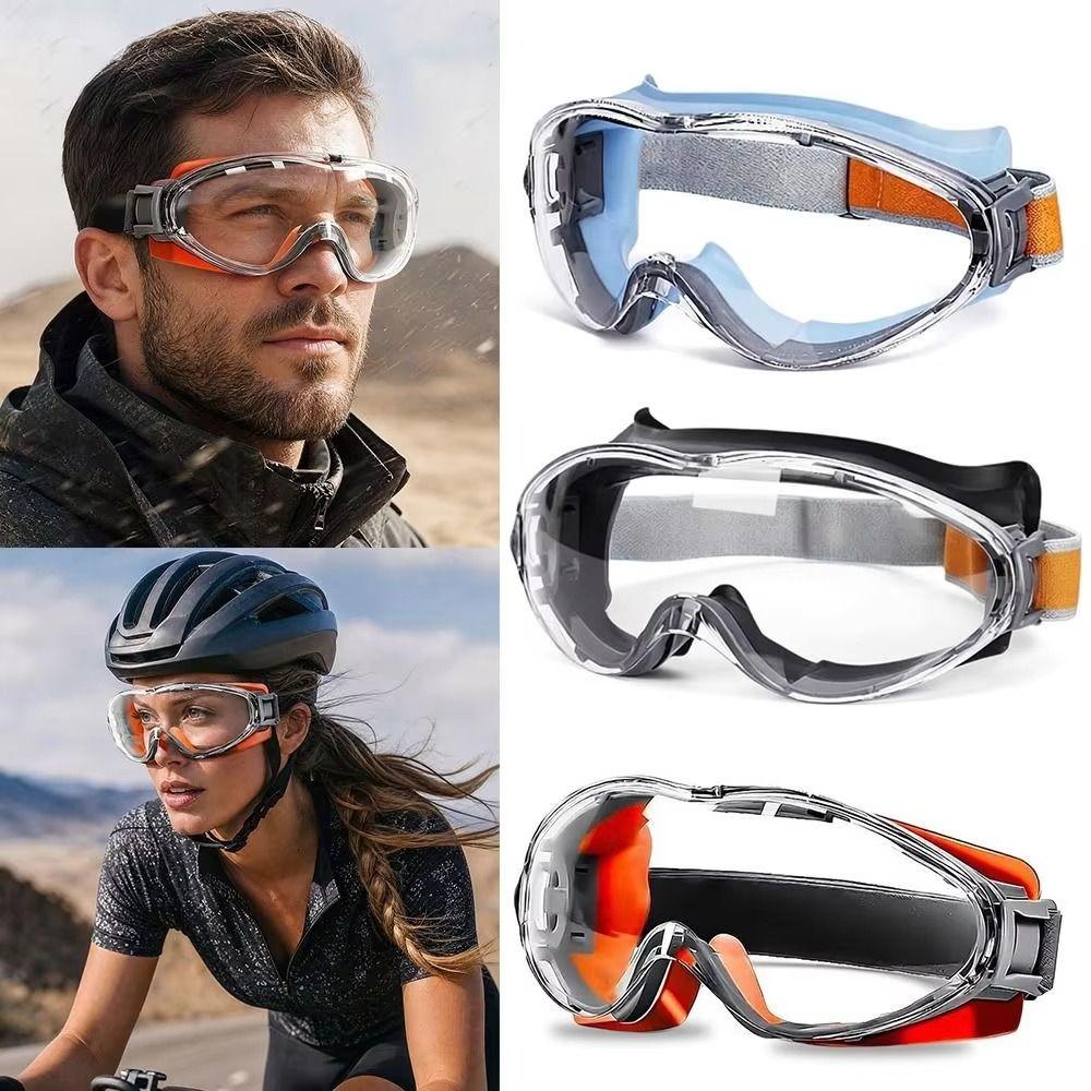 Clear Lens Protective Eyewear Anti Scratch Anti Fog Goggles Dust Proof Safety Glasses  Work Safety