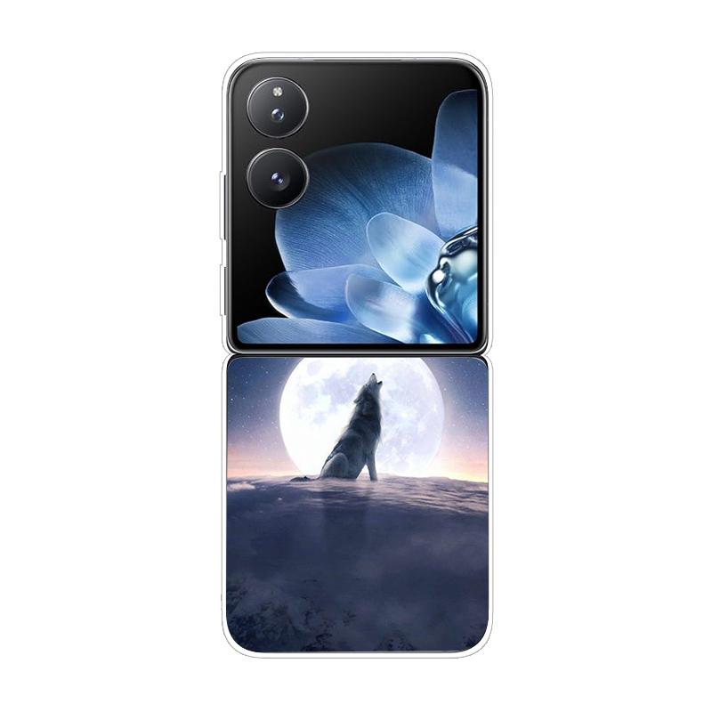 Твердая ПК-накладка для Xiaomi Mix Flip Противоударный чехол для телефона для Mi Mix Flip 5G Ультратонкая задняя прозрачная накладка MixFlip Чехол Coque Funda