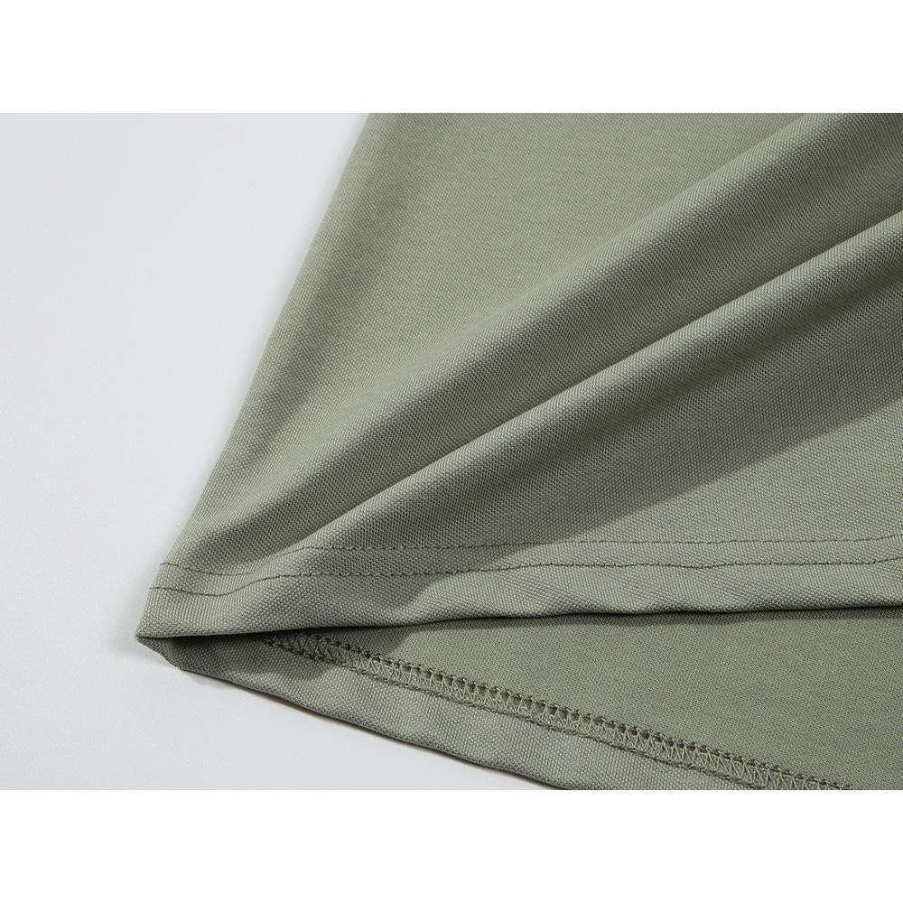 Весна/Лето Новая Хлопковая Рубашка Поло с Вышивкой и Воротником Поло для Мужчин и Женщин для Бизнеса и Отдыха