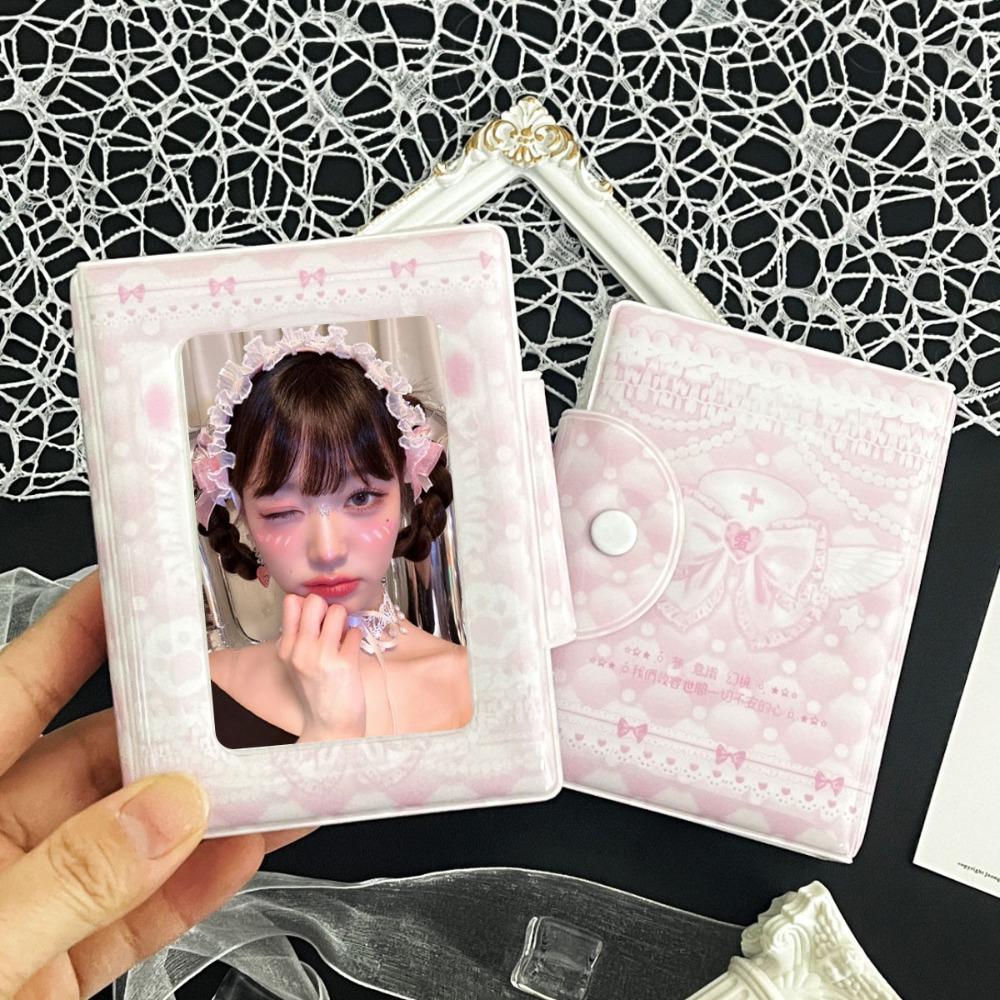 Love Bow Card Album PVC Idol Card Collect Book High Quality Postcard Book