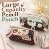 Large Capacity Rabbit Ears Pencil Pouch Multi Layer Cute Pen Storage Case  School Student