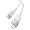 Braided Cable For Iphone Explorer Series Usb Lightning 24A 2M White