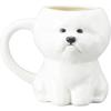 Cute Die-Cut Bichon Frise Mug, Animal Design, Dog, Approx. 340ml