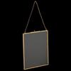 Brass Glass Metal Picture Photo Dried Plant Preserver