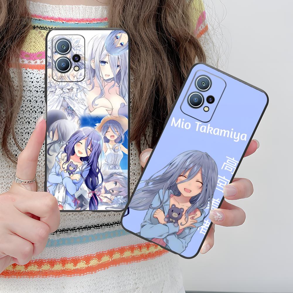 Date a Live Mio Takamiya Matte Mobile Phone Case for Huawei P60 P50 P40 P30 P20 P10 P9 P8 Pro Lite Plus Colorful Printing Cover