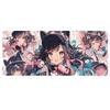 Large Mouse Pad, Desk Mat, Laptop Keyboard Pad, Computer Office Edge-Locked Cute Cartoon Gaming Desk Mat, 800*300*2mm, Magic Girl