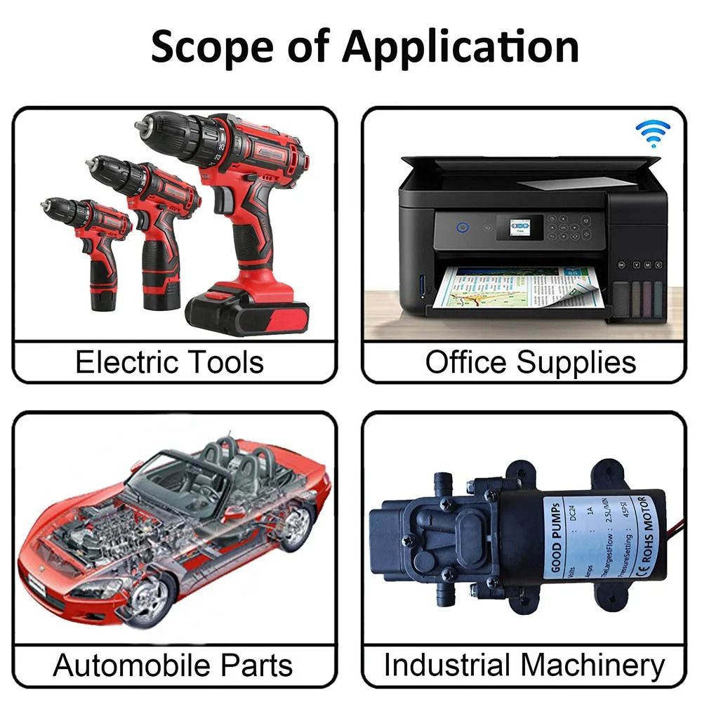 10.8В/12В/14.4В/16.8В/18В//25В Двигатель RS550 для Аккумуляторной Зарядной Дрели-Шуруповерта