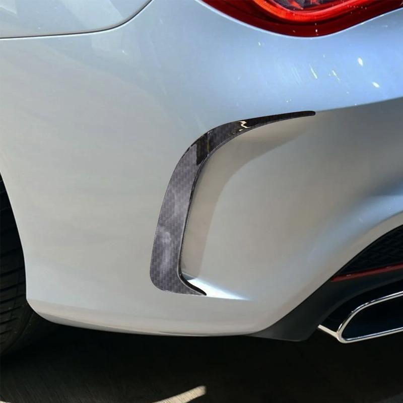 Подходит для Mercedes-Benz W117 CLA200/220 CLA250 CLA45 AMG 2014-2018 Задний бампер Спойлер Воздуховод Canards Крышка Аксессуары